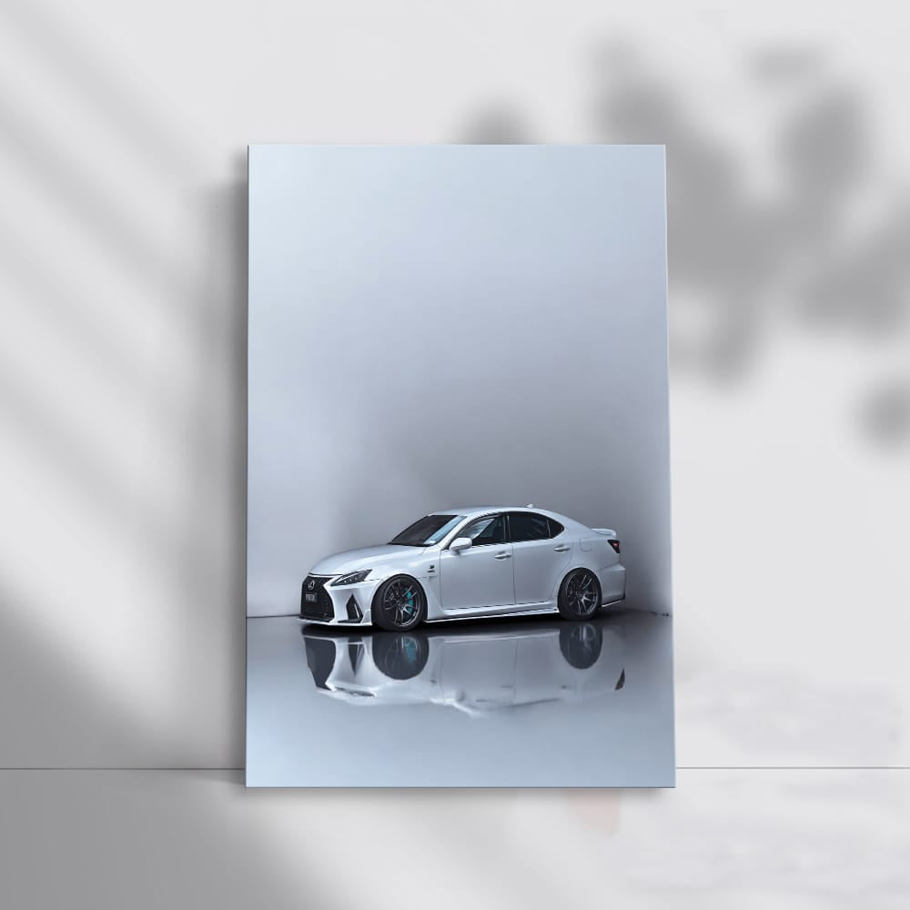 Lexus IS-F in White Elegance - Parked Performance Beauty