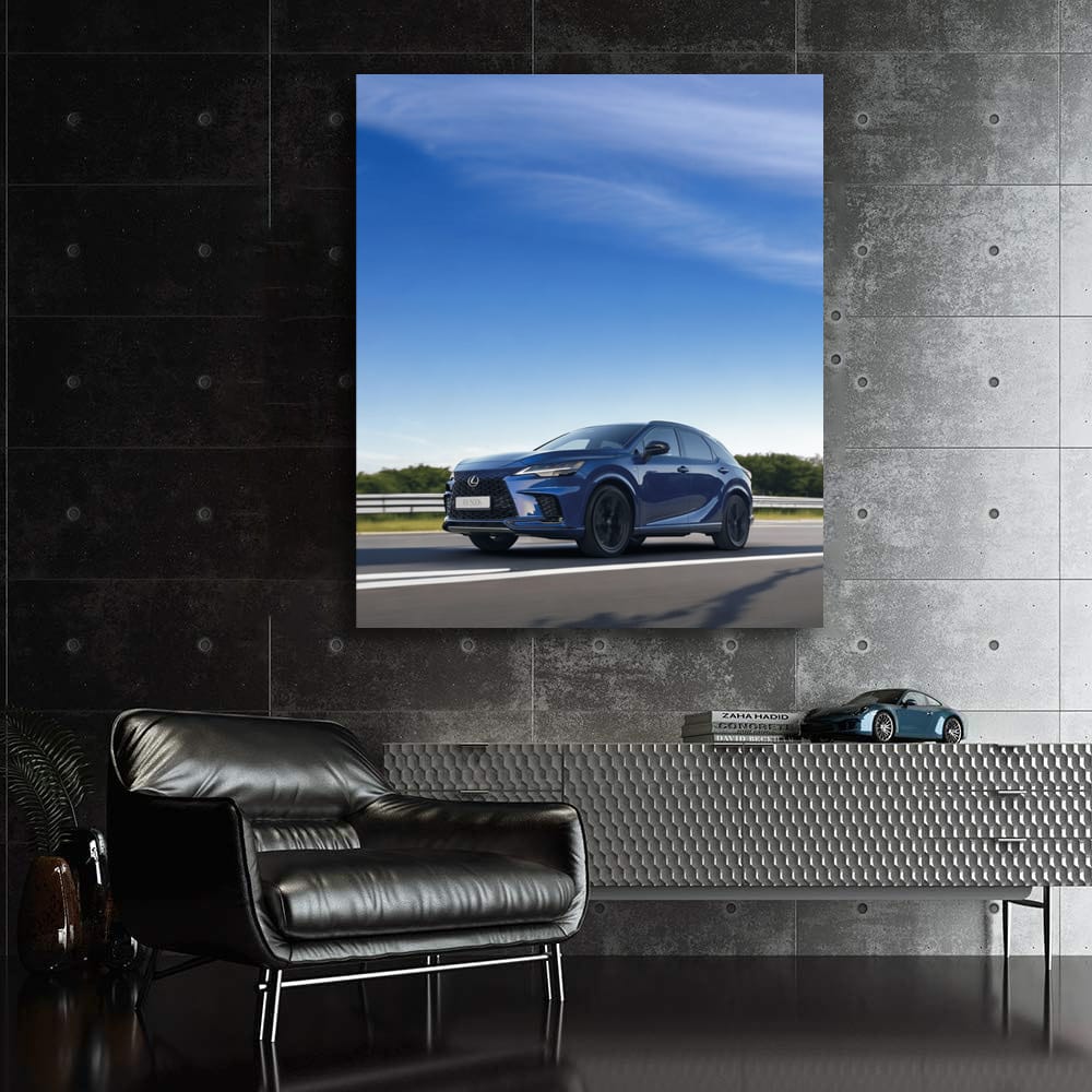 Lexus RX in Blue - Dynamic Road Cruiser