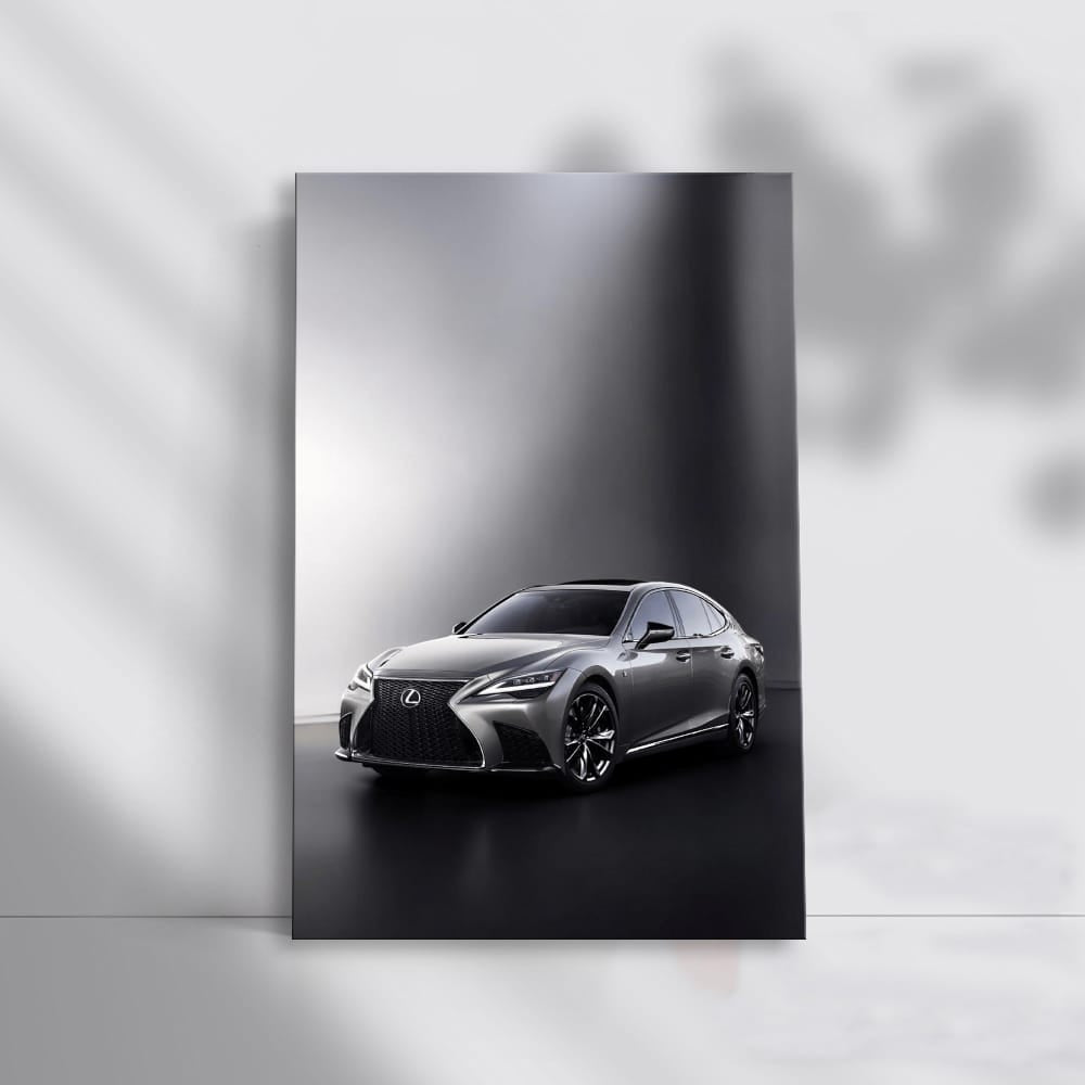 Sleek Lexus Parked in Lot - Luxury in Motion