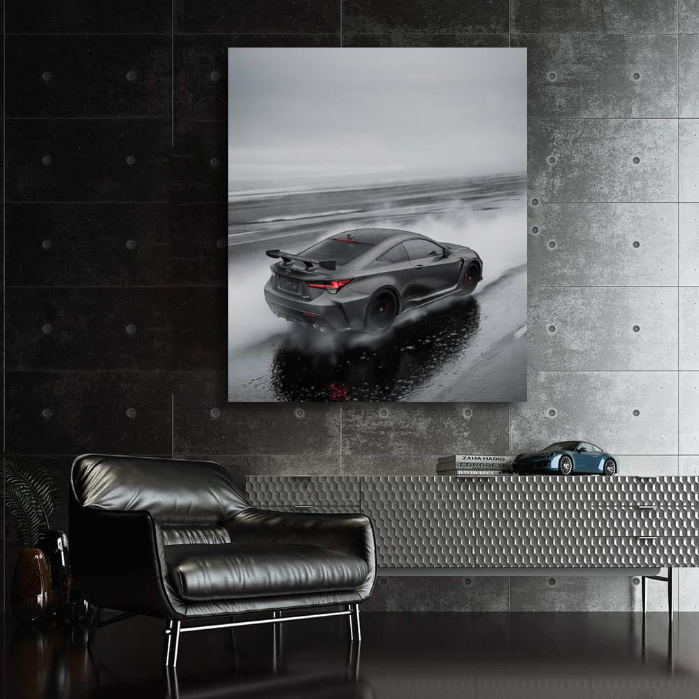 Lexus in Rain - Elegance and Performance Unleashed