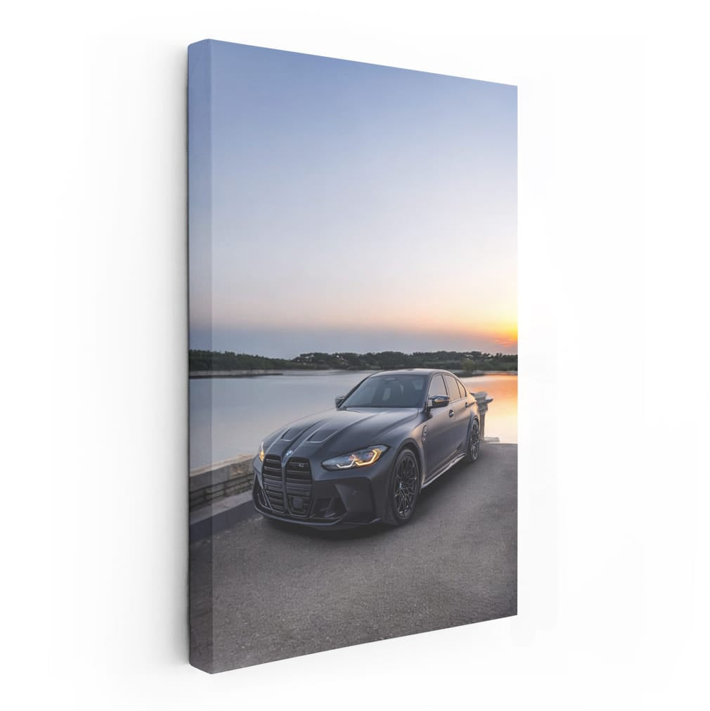 Matte Black BMW M3 G80 by Lake - Bold Elegance in Motion