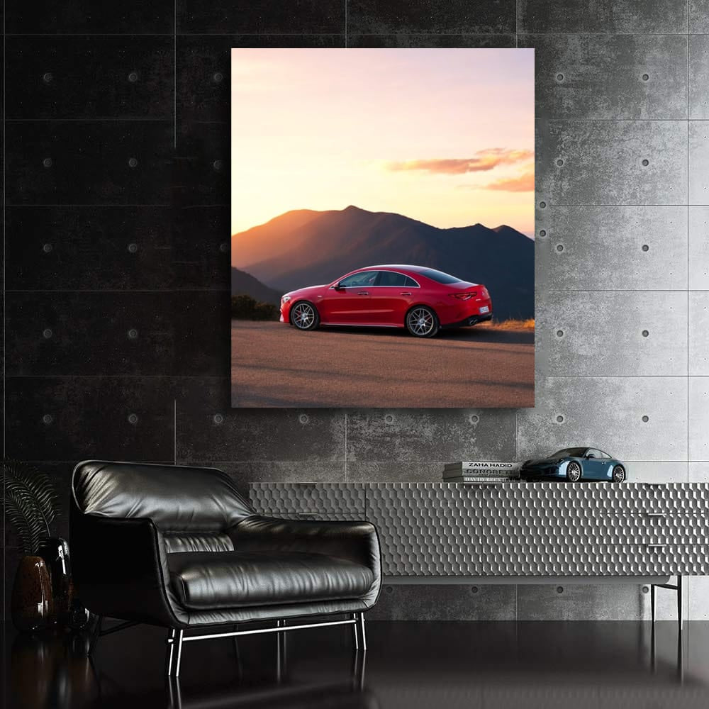 Mercedes-AMG CLA 45 S in Red at Sunset - Power Meets Elegance