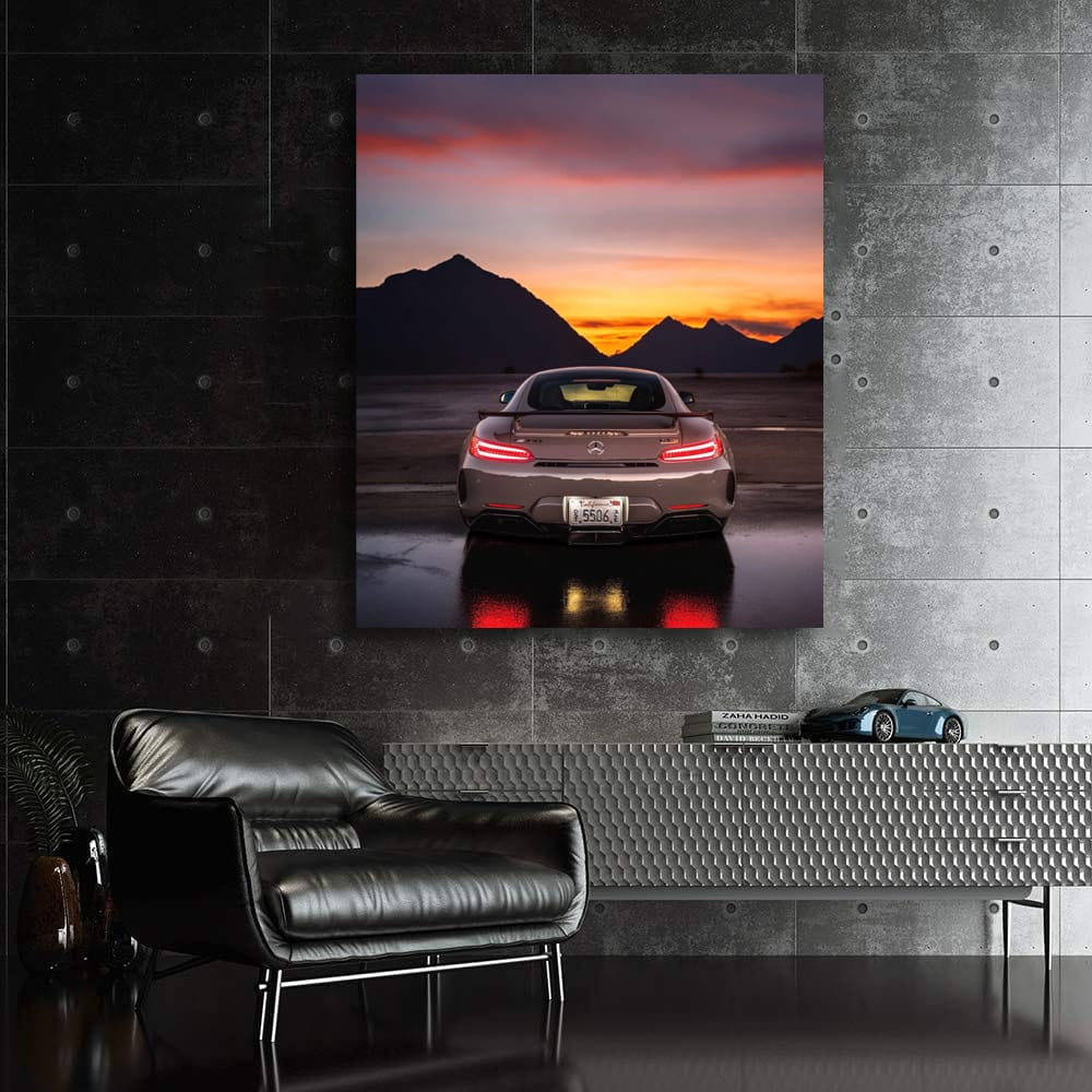 Mercedes-AMG GT R at Sunset - Icon of Speed and Style