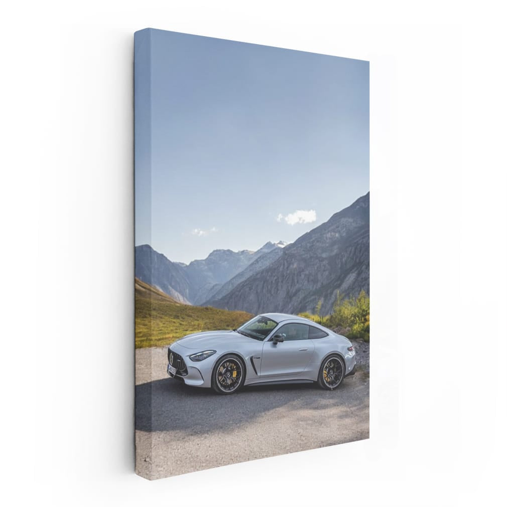 Mercedes 2024 GT Coupe in Mountains - Elegant Powerhouse