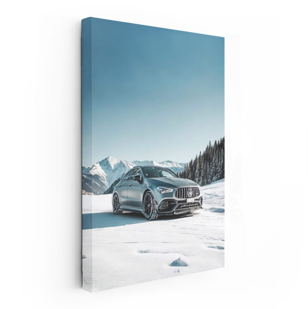 Mercedes AMG CLA 45 in Snow - Power and Precision
