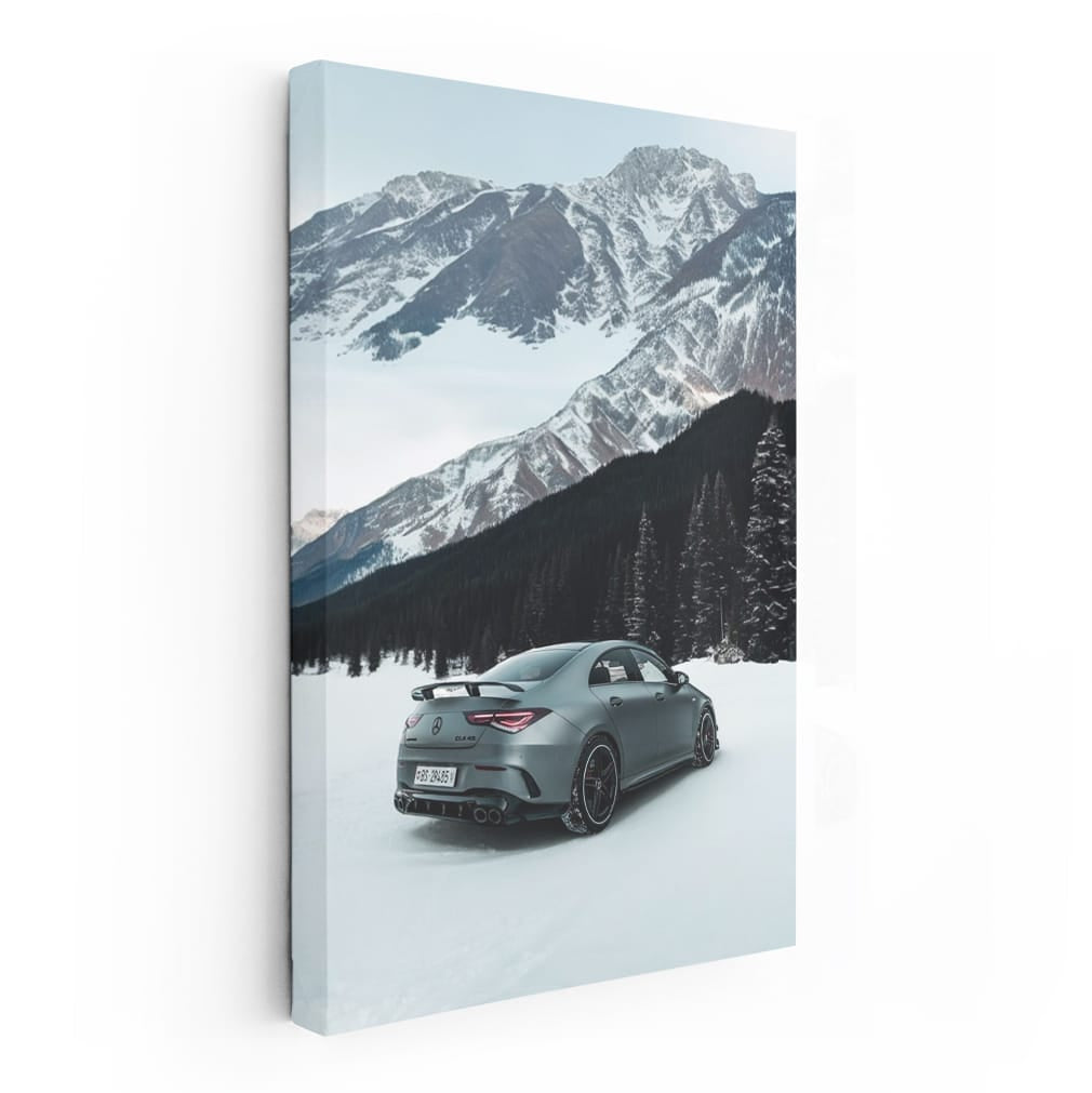 Mercedes AMG CLA 45 in Snow - Power Meets Elegance