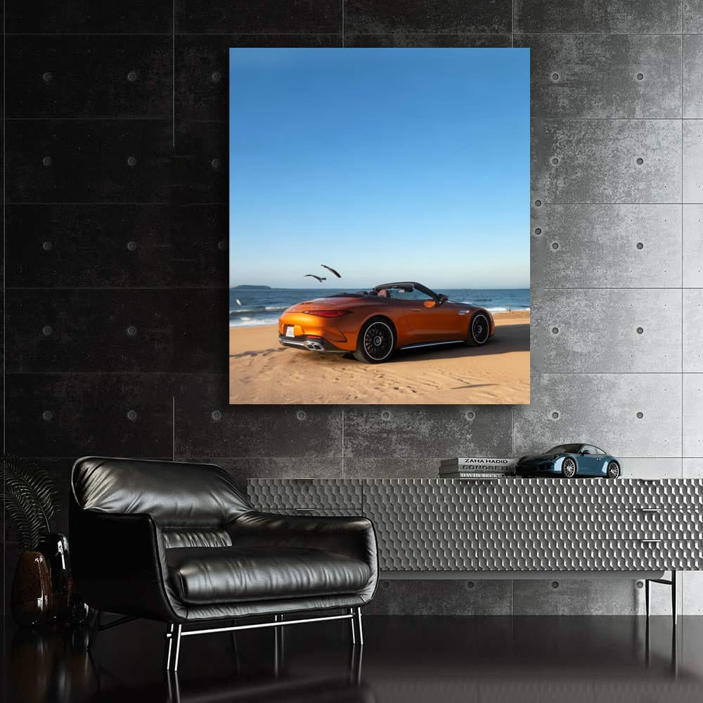 Mercedes SL63 Beachside Drive - Luxurious Power Unleashed