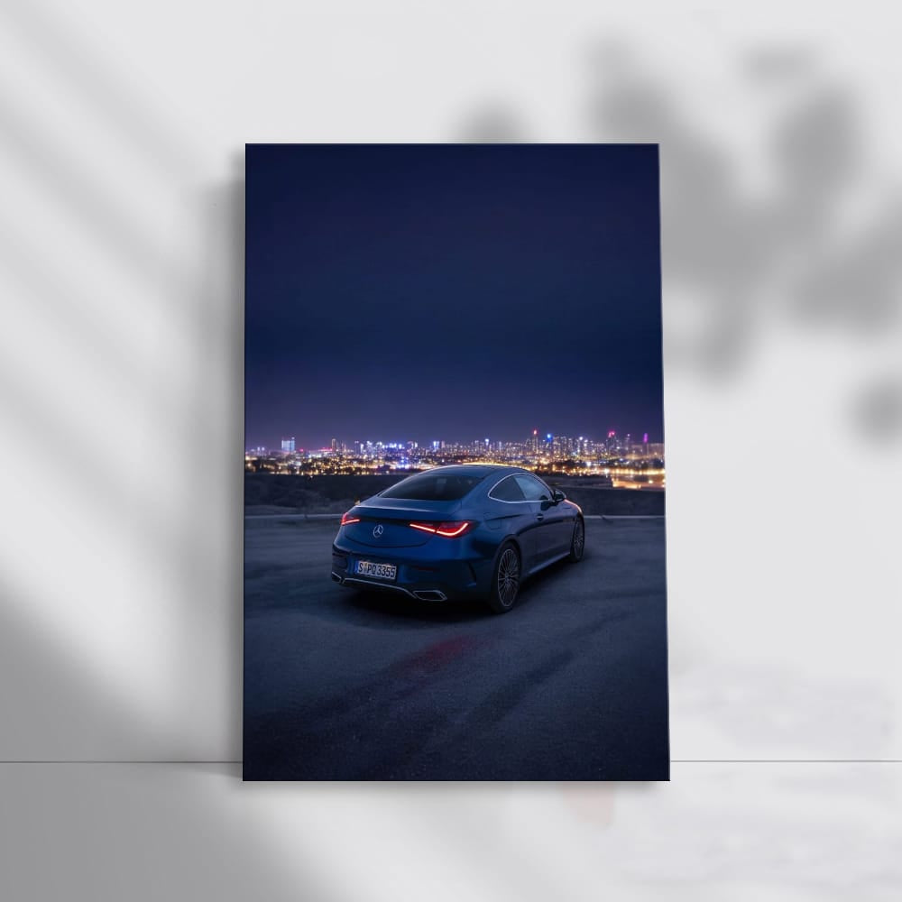Nighttime Mercedes - Elegance in Motion