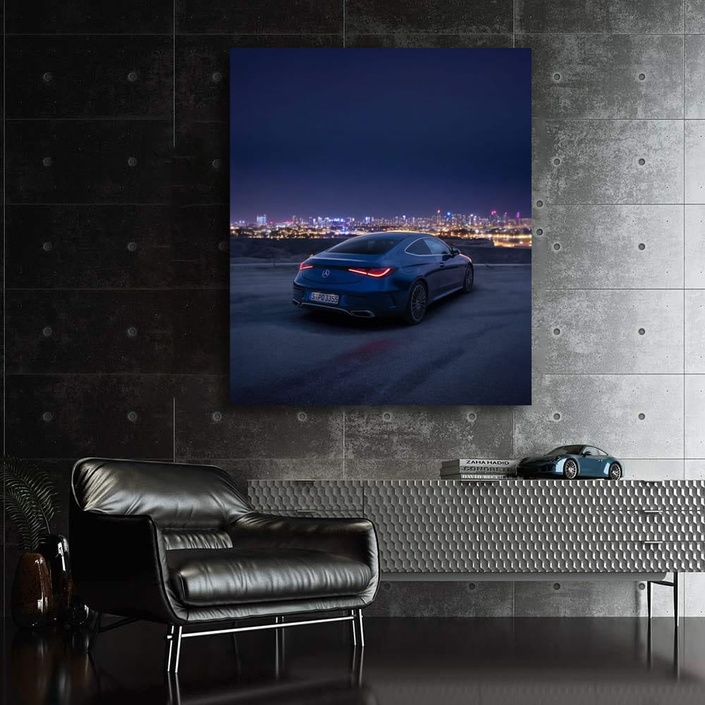 Nighttime Mercedes - Elegance in Motion
