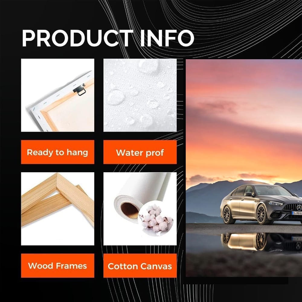 Mercedes at Sunset - Luxury and Elegance Unveiled