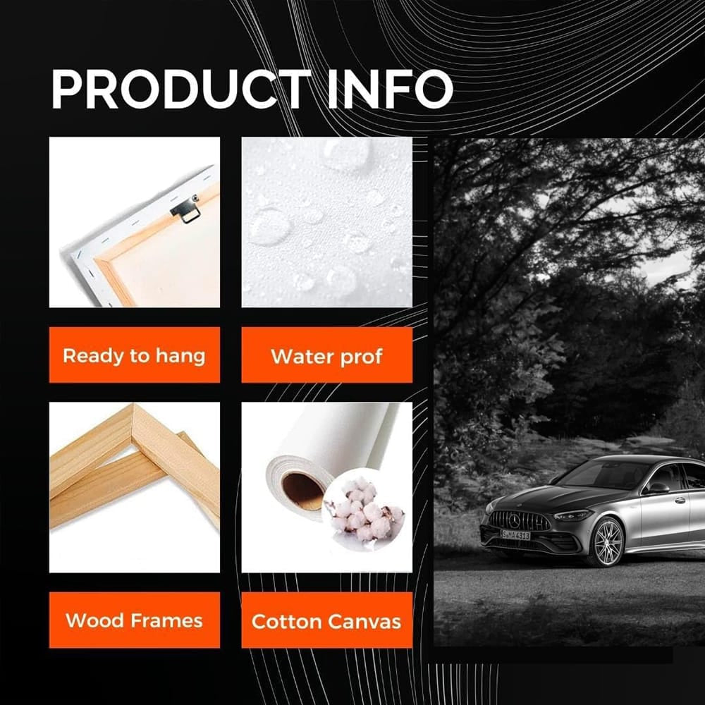 Mercedes Nature BW - Elegant and Timeless Design