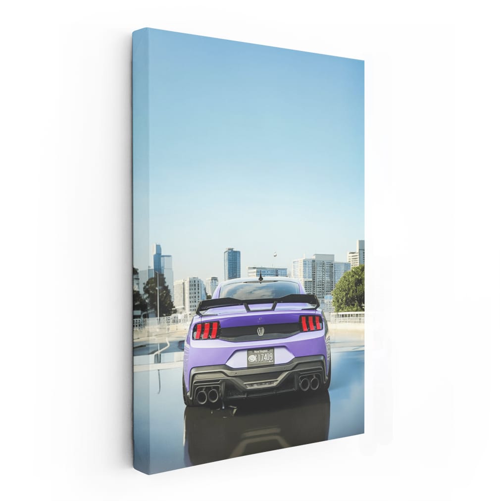 Cityscape Mustang - Powerful and Majestic Urban Icon