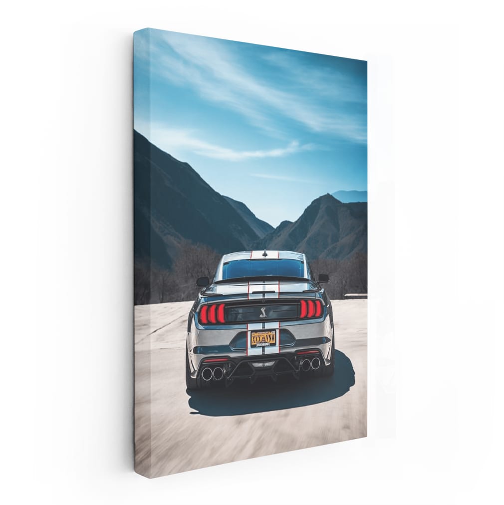 Mustang S550 Cruises Through Mountain Scenery - Pure Power