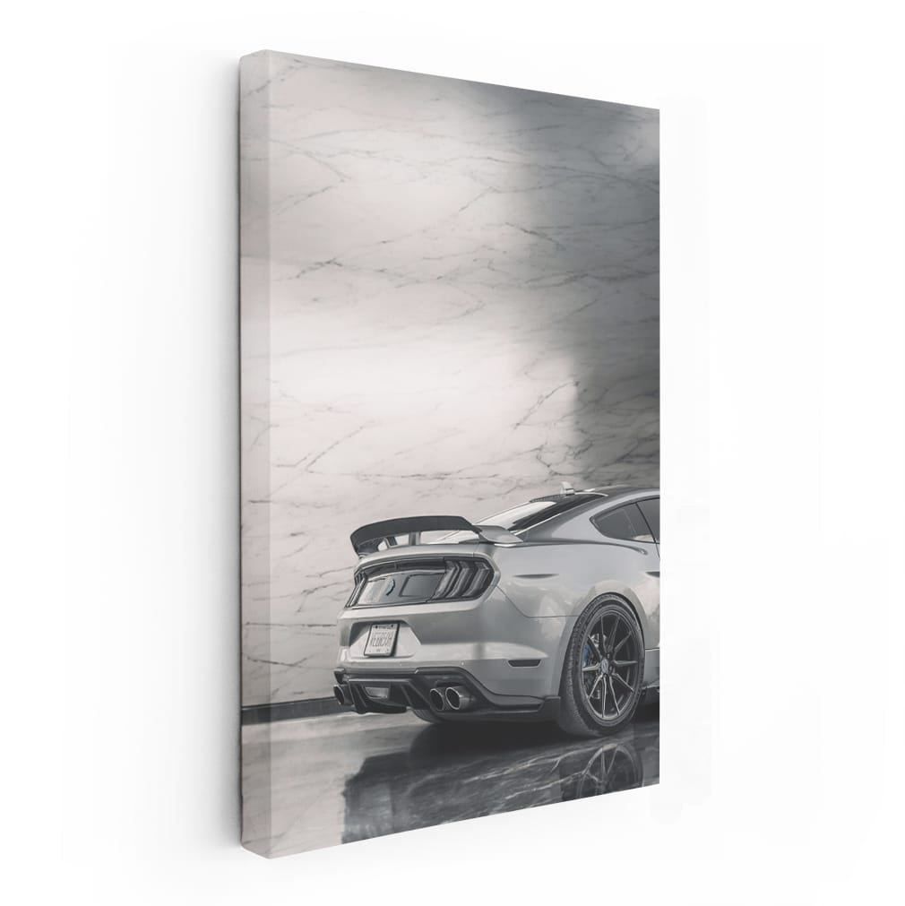 Silver Mustang Marble - Sleek Power on Wheels