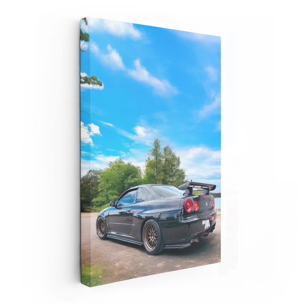 Nissan Skyline GT-R R34 in Nature - Icon of Speed and Style