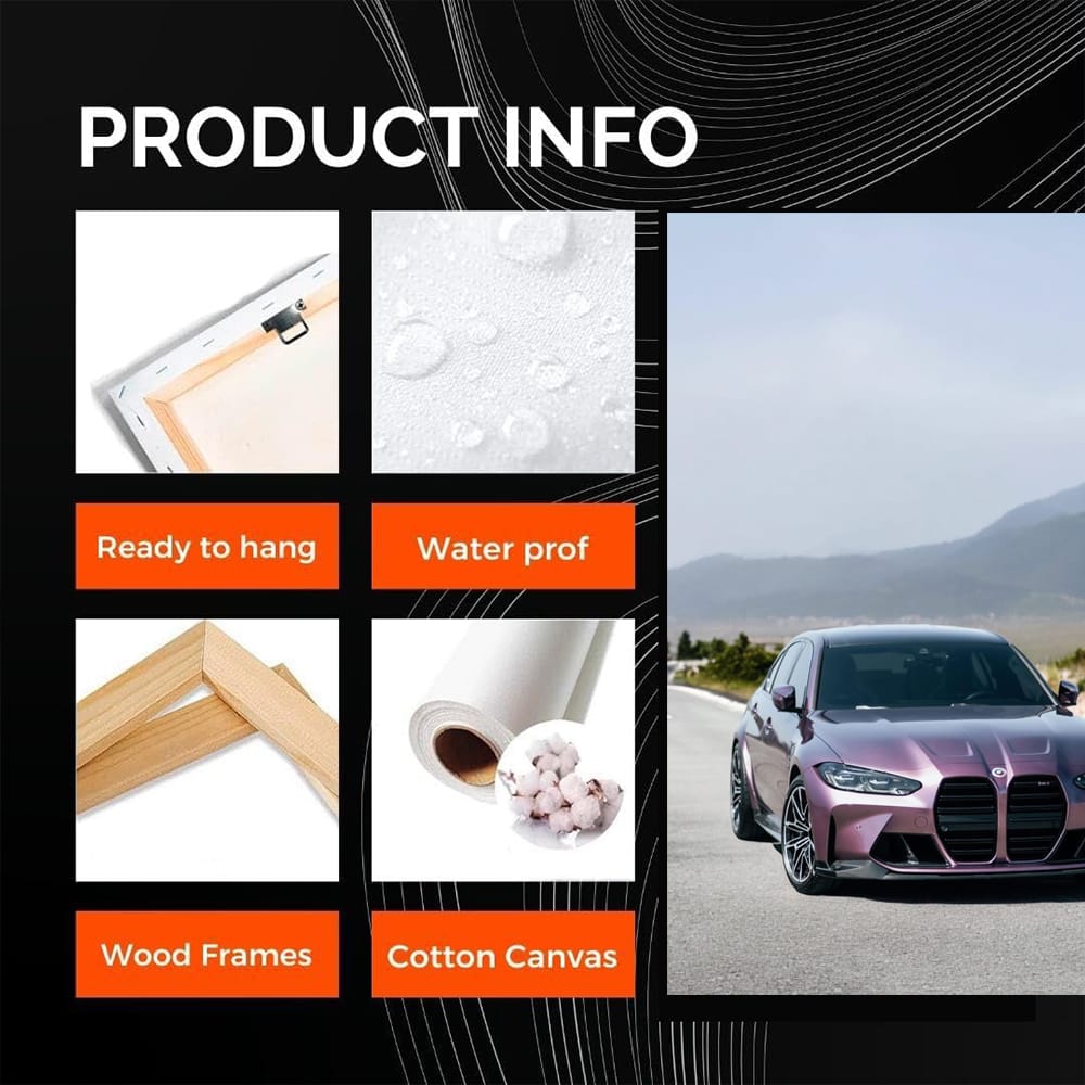 BMW M3 G80 in Pink and Purple - Bold Performance Car