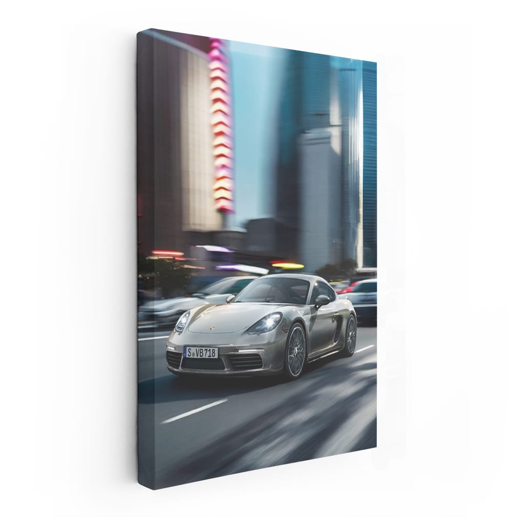 Urban Elegance: Porsche 718 Cayman S - Dynamic Performance