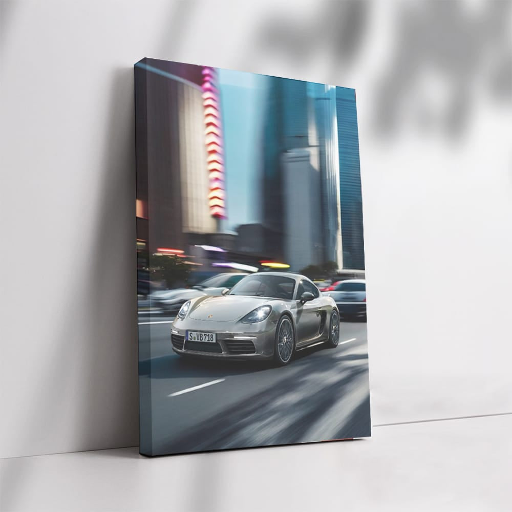 Urban Elegance: Porsche 718 Cayman S - Dynamic Performance