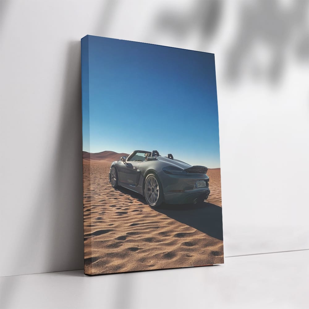 Porsche 718 Spyder RS Roars Through Desert - Pure Adrenaline