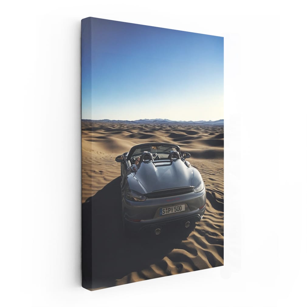 Porsche 718 Spyder RS Roars Through Desert - Pure Performance