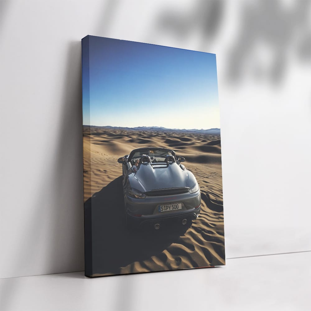 Porsche 718 Spyder RS Roars Through Desert - Pure Performance