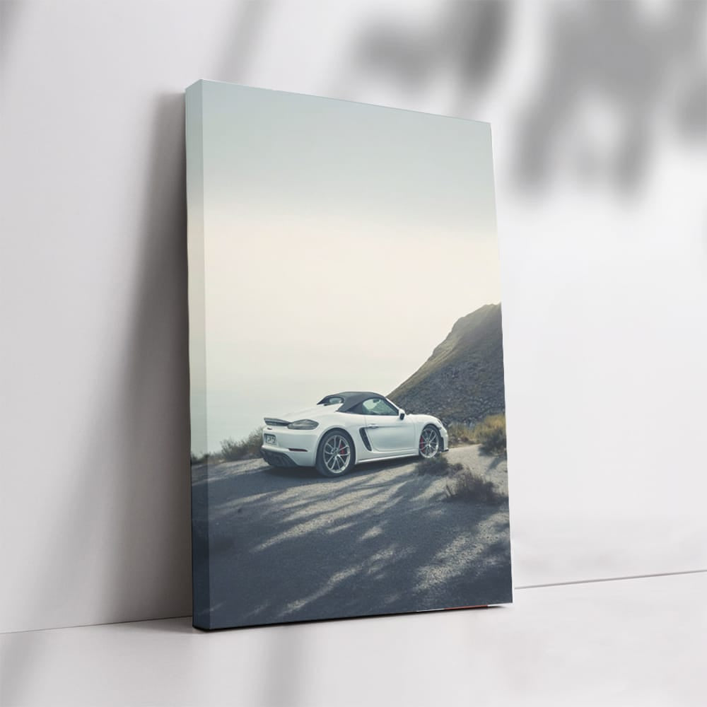 Porsche 718 Spyder with Mountain View - Pure Driving Thrill