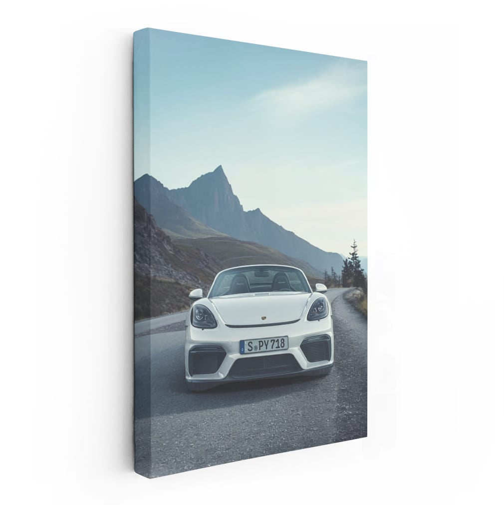 Porsche 718 Spyder with Mountain View - Thrill on Wheels