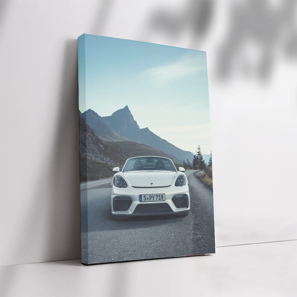 Porsche 718 Spyder with Mountain View - Thrill on Wheels