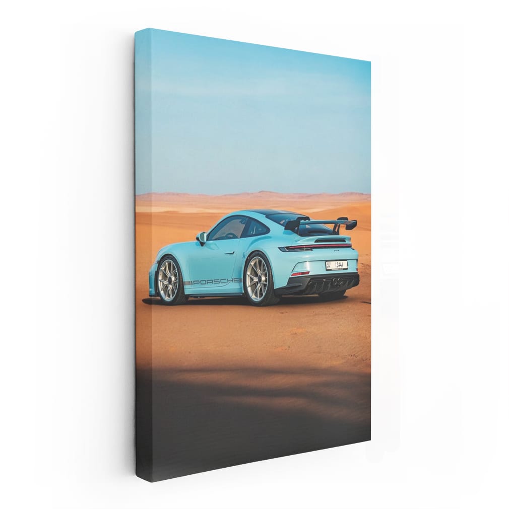 Porsche 911 GT3 Shark Blue in Desert - Speed Meets Elegance