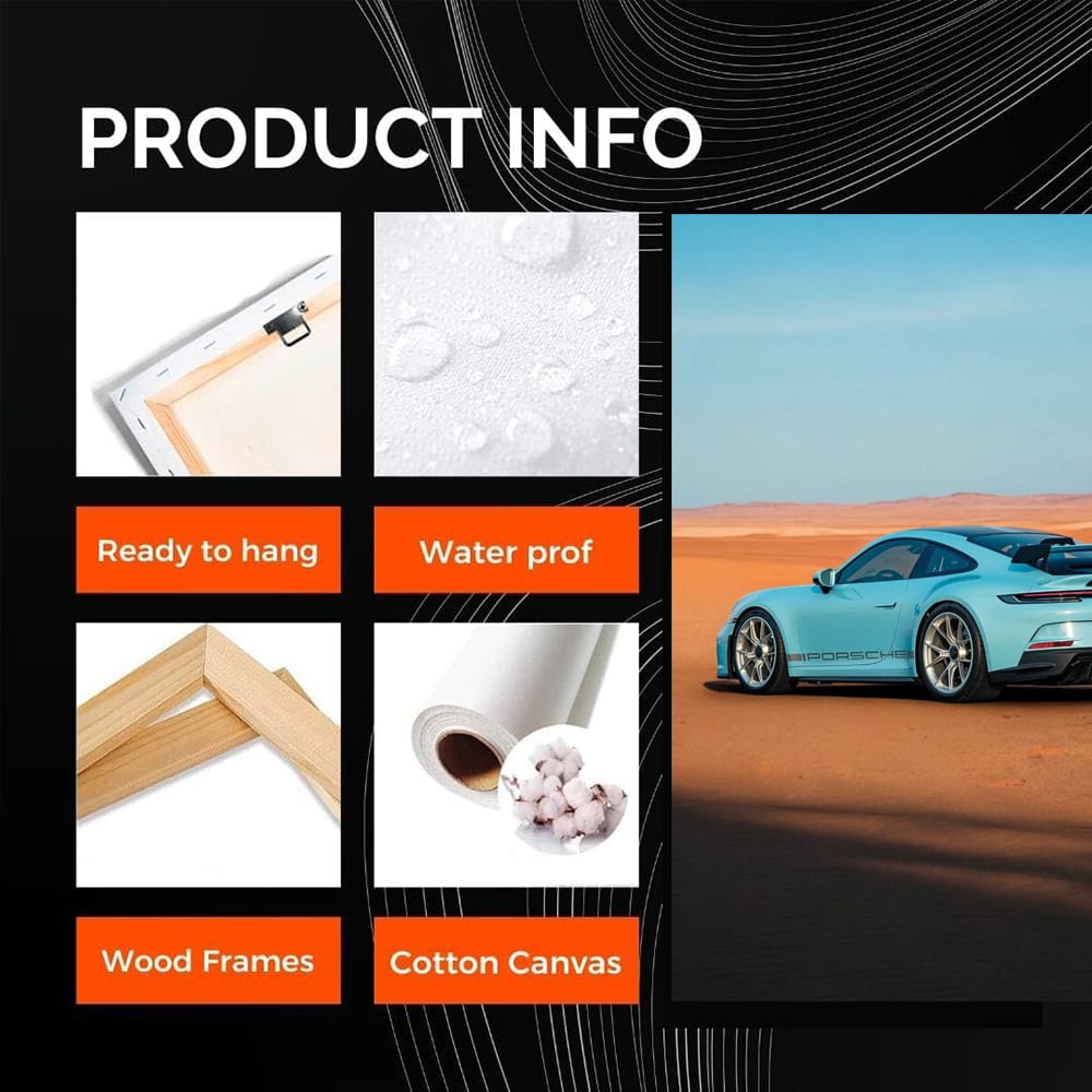 Porsche 911 GT3 Shark Blue in Desert - Speed Meets Elegance