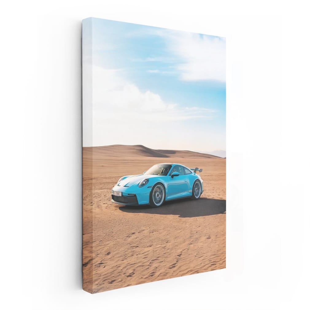 Porsche 911 GT3 Shark Blue: Powerhouse in Desert Serenity