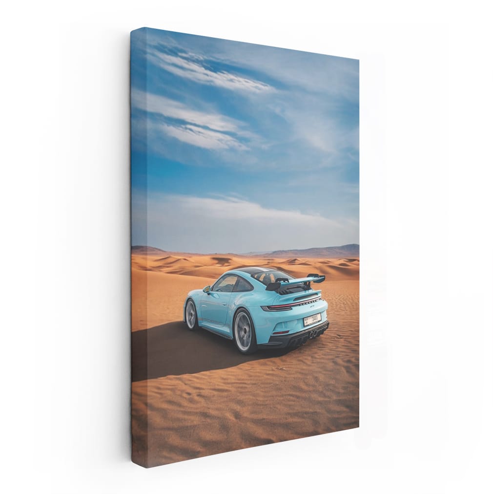 Porsche 911 GT3 in Shark Blue - Desert Beauty, Speed Unleashed