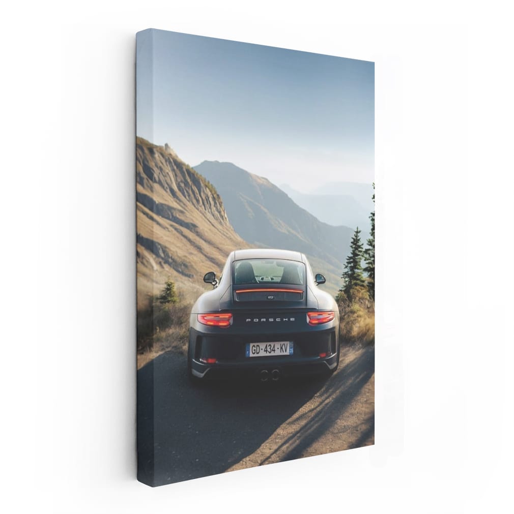 Porsche 991 GT3 in Mountains - Black Beauty Unleashed