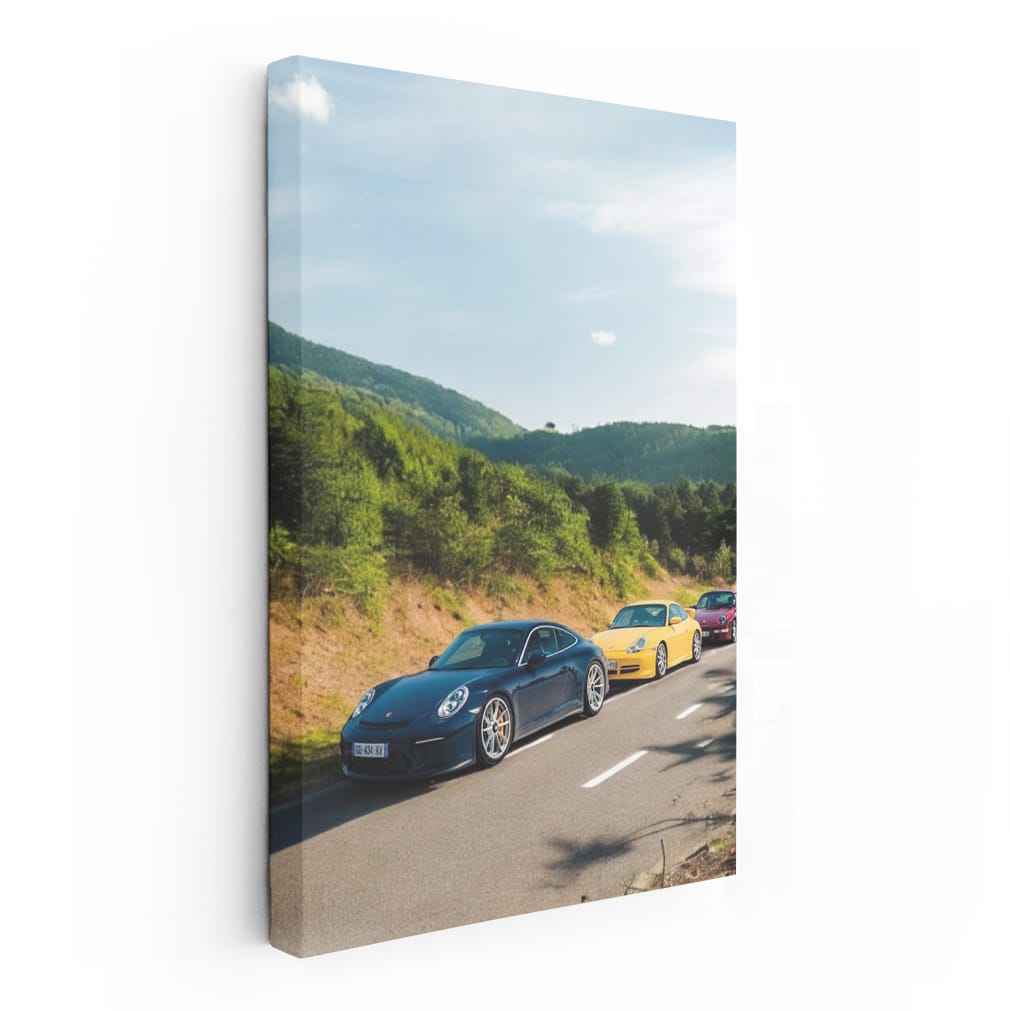 Porsche Meetup in Scenic Nature - Iconic Performance and Style