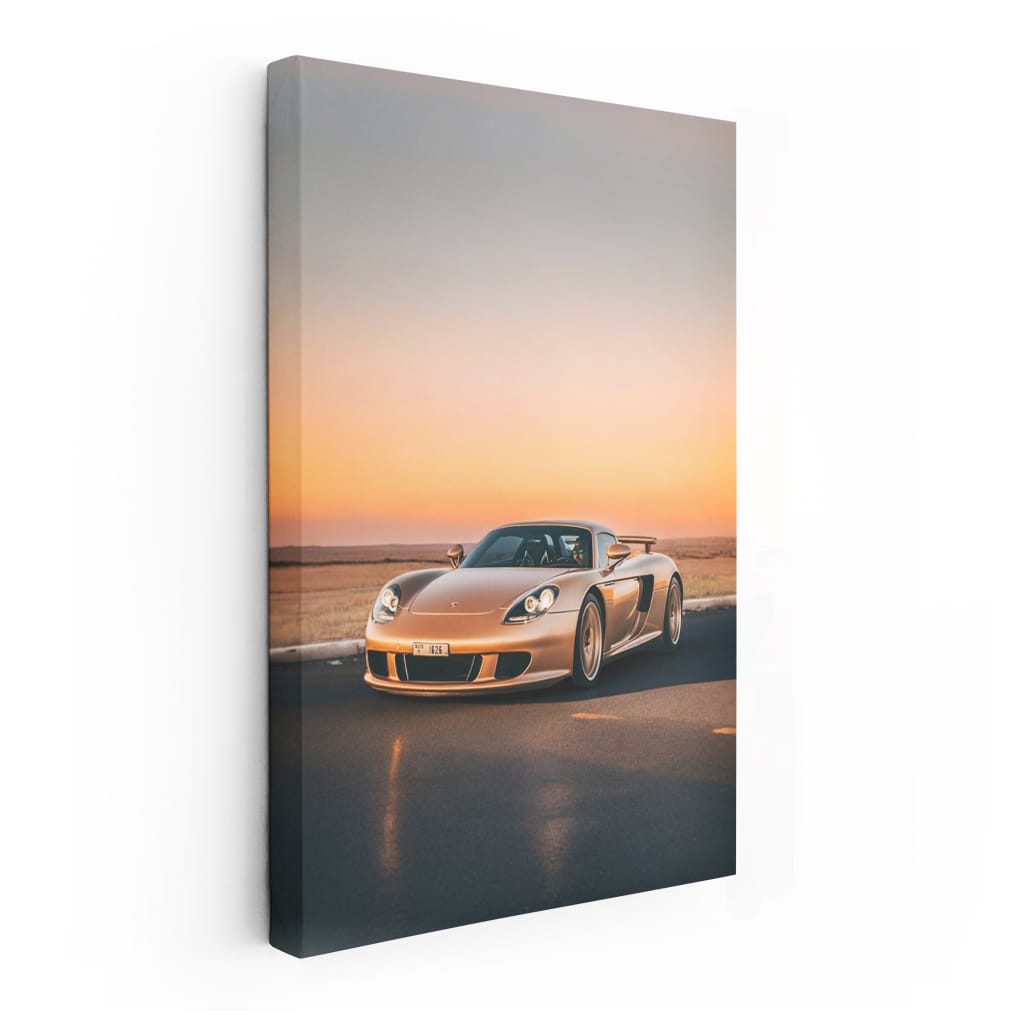 Porsche Carrera GT in Pink Sunset - Timeless Elegance