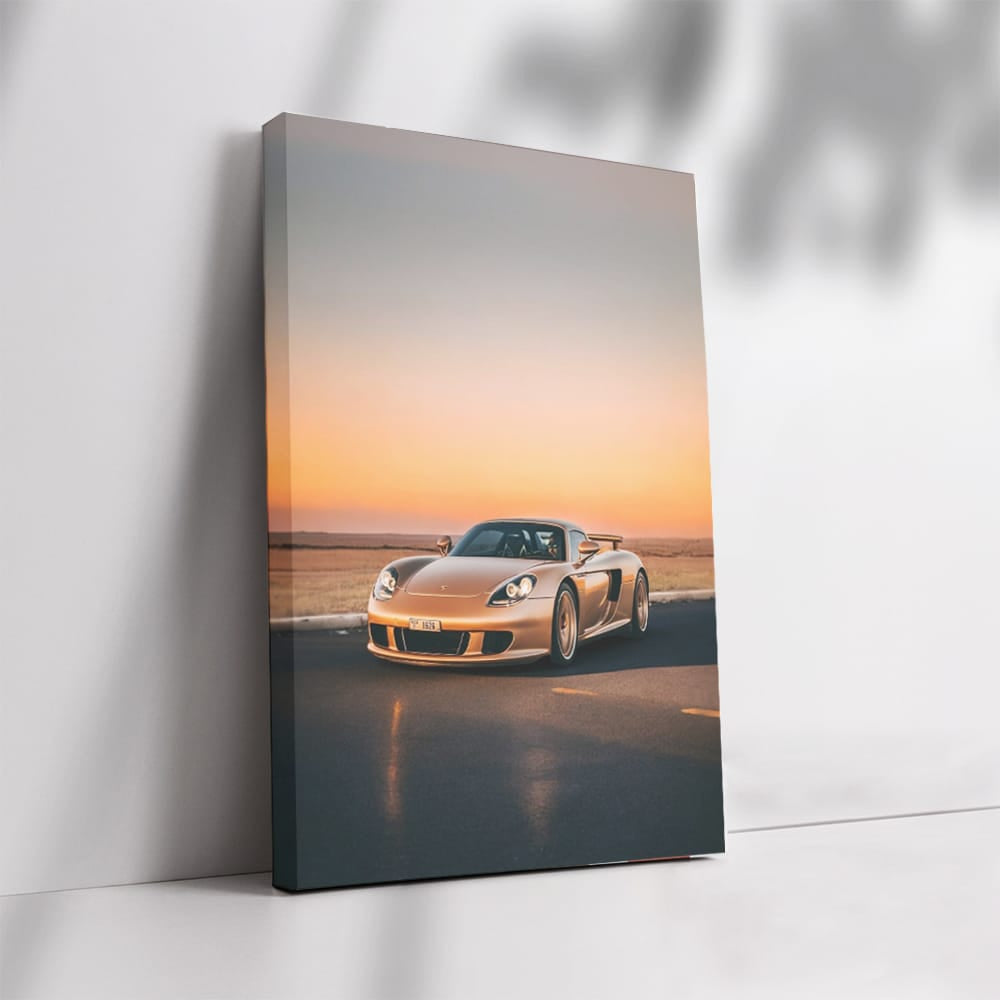 Porsche Carrera GT in Pink Sunset - Timeless Elegance