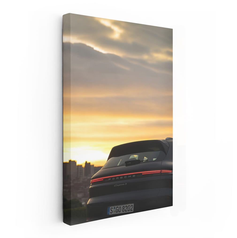 Porsche Cayenne S at Urban Sunset - Power and Elegance