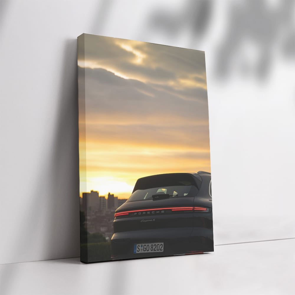 Porsche Cayenne S at Urban Sunset - Power and Elegance