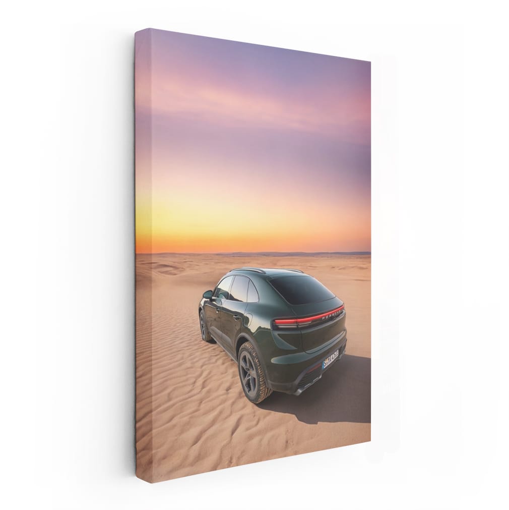 Porsche Macan 4S in Green: Sunset Desert Adventure SUV