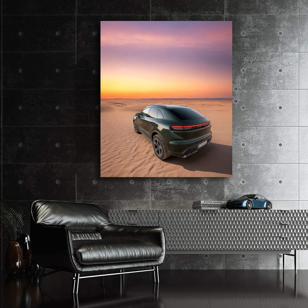 Porsche Macan 4S in Green: Sunset Desert Adventure SUV