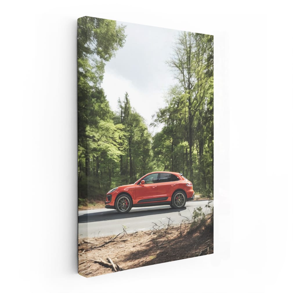 Porsche Macan S in Woods - Elegance Meets Adventure