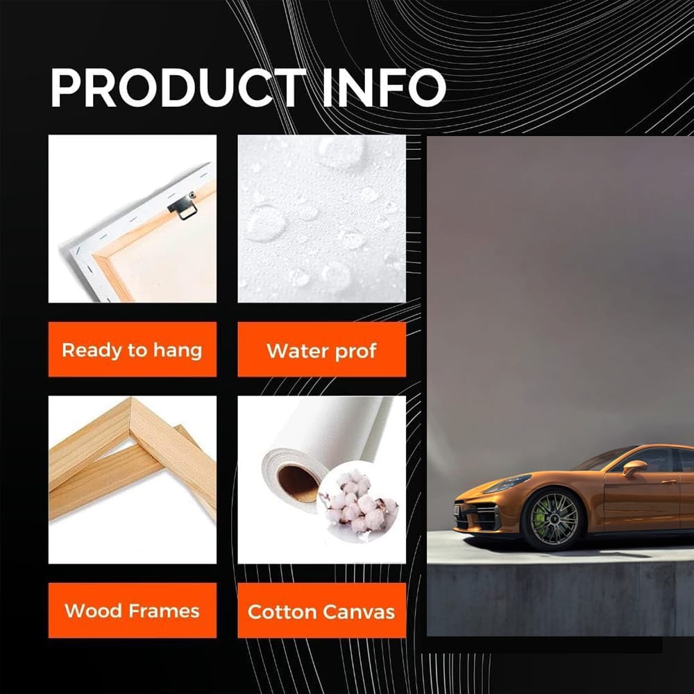 Porsche Panamera in Brown - Parked Elegantly, Pure Sophistication