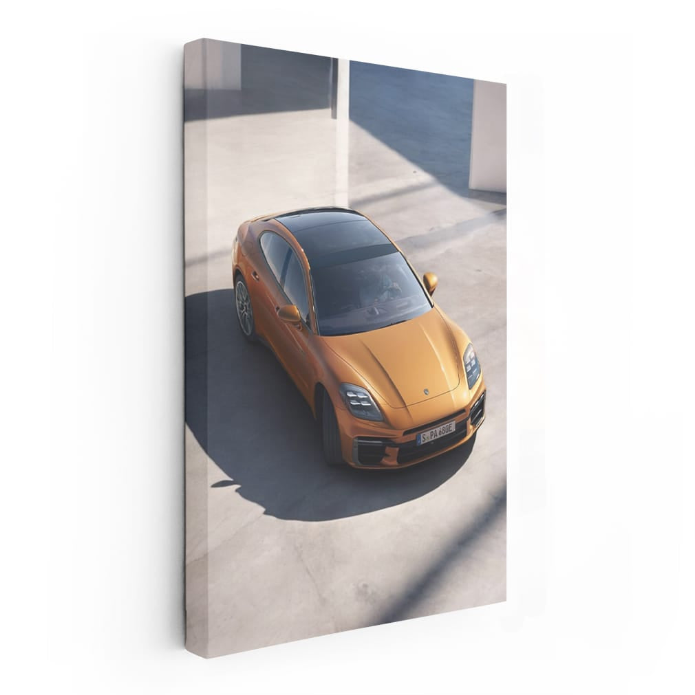 Brown Porsche Panamera in Parking - Luxury and Style