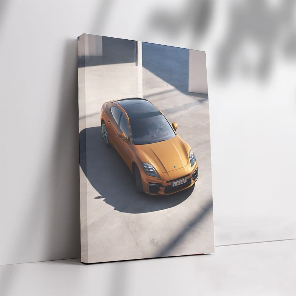 Brown Porsche Panamera in Parking - Luxury and Style