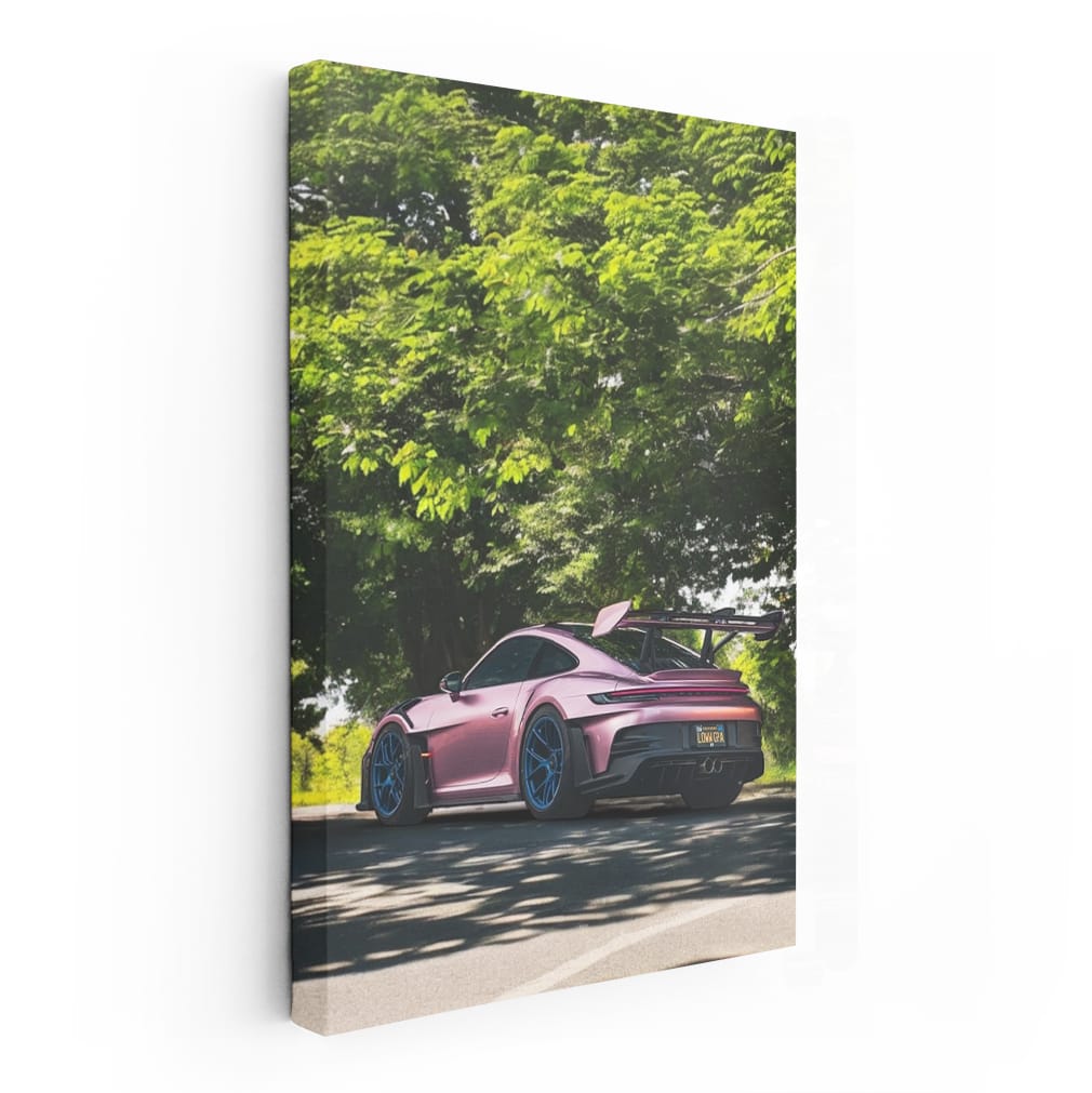 Porsche 992 GT3 RS in Shimmering Rose - Parked Marvel