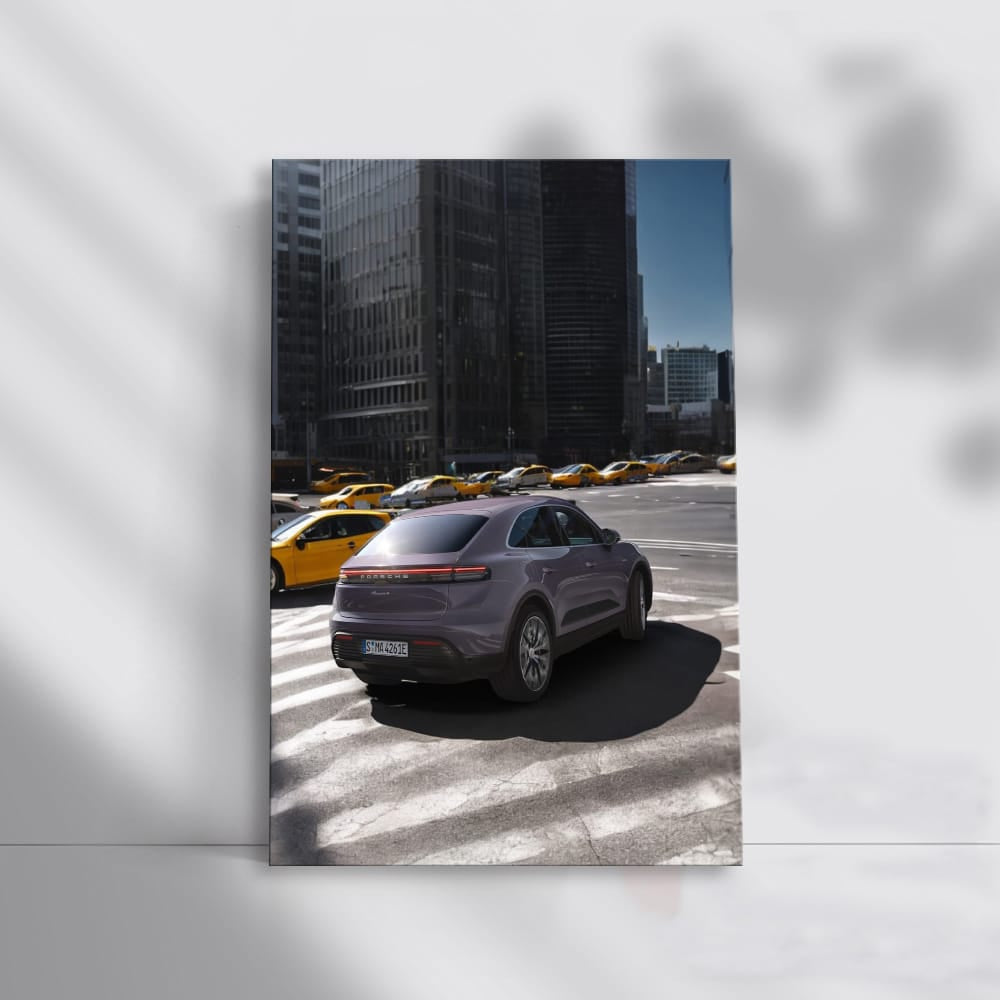 Porsche All-Electric Macan Hits New York Streets - Stylish Drive