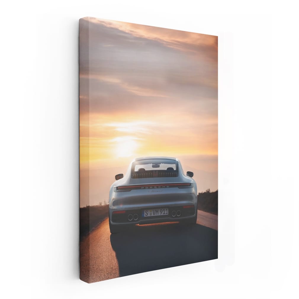 Porsche at Dusk - Elegance and Power Captured