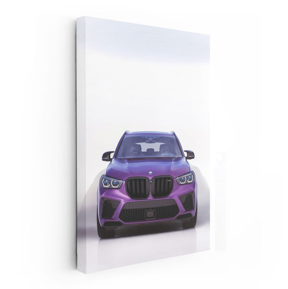 Bold Purple BMW X5M Competition Front - Dynamic Elegance