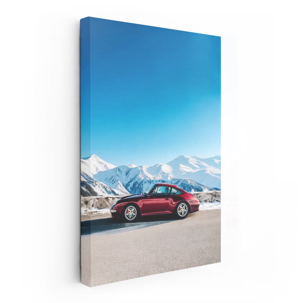 1997 Porsche 911 Carrera S 993 in Red: Winter Thrill Ride