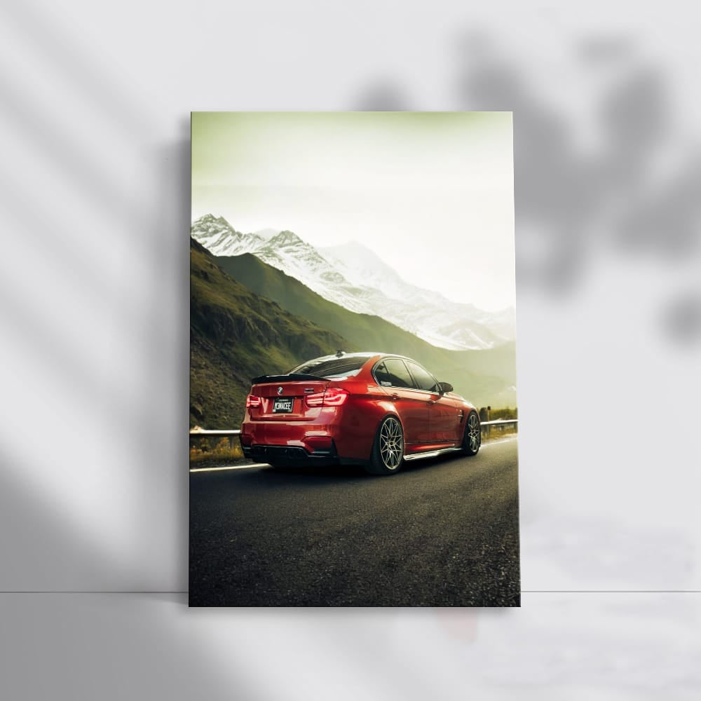 Red BMW M3 F80 Bimmer in Mountains - Power and Elegance